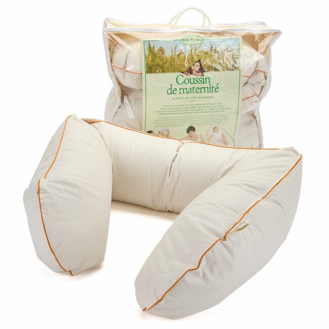 Coussin de maternité en balles de millet