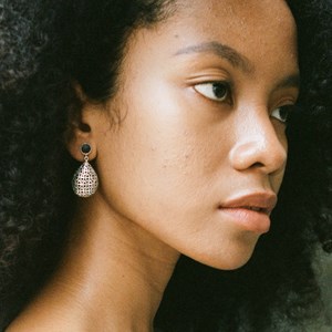 Boucles d’oreilles gouttes en argent