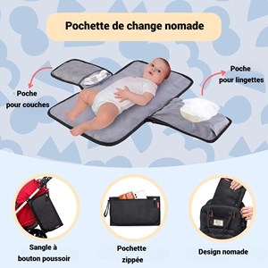 Sac à dos à langer bébé multifonctions
