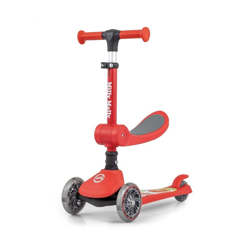 Milly Mally - Trottinette milly mally fuzzy rouge