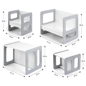 Set milly mally blanc