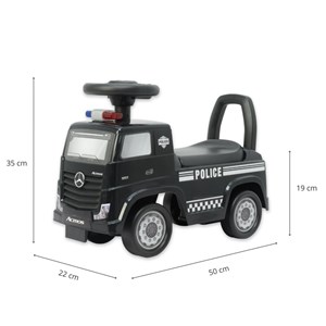 Porteur milly mally actros police noir