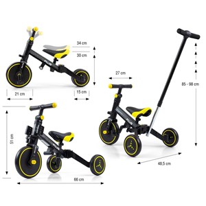 Porteur milly mally jaune