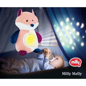Peluche projecteur milly mally renard