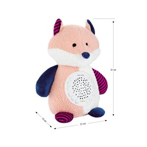Peluche projecteur milly mally renard