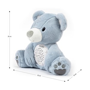 Peluche projecteur milly mally ours bleu