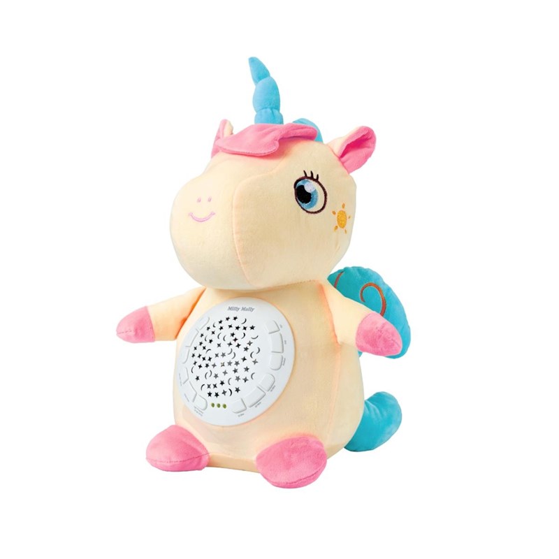 Peluche projecteur milly mally licorne