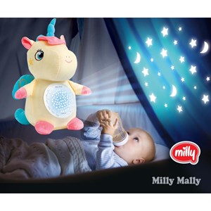 Peluche projecteur milly mally licorne