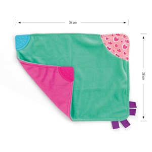 Peluche milly mally - blanky - rose