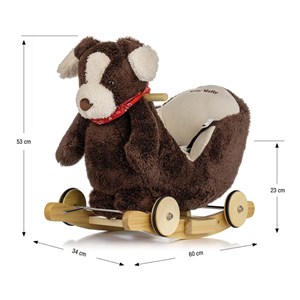 Milly mally polly plus - chien marron