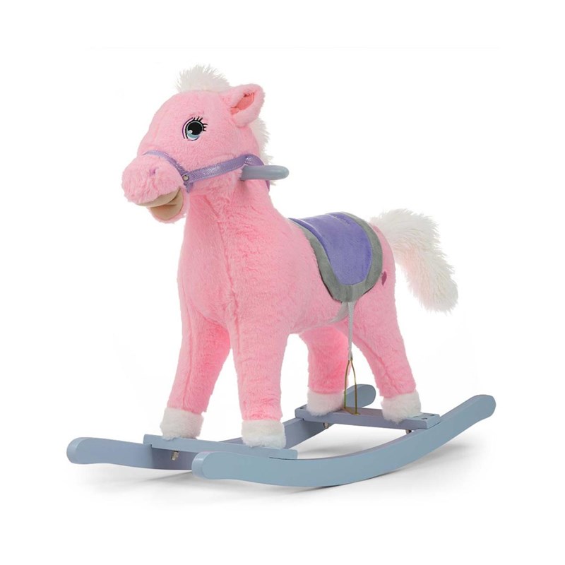 Cheval à bascule milly mally latek rose
