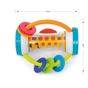 Hochet milly mally - shaker coloré
