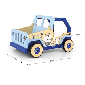 Trotteur milly mally bleu