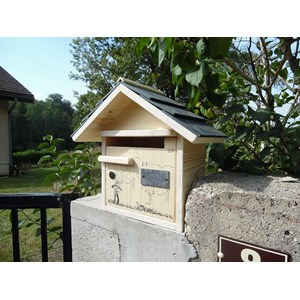 Boite aux lettres chasse courte tuiles