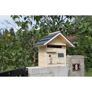 Boite aux lettres chasse courte tuiles