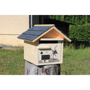 Boite aux lettres moulin tuiles