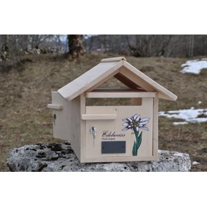 Boite aux lettres fleur double