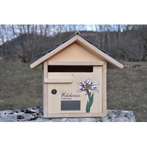 Boite aux lettres fleur tuiles