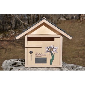 Boite aux lettres fleur courte tuiles