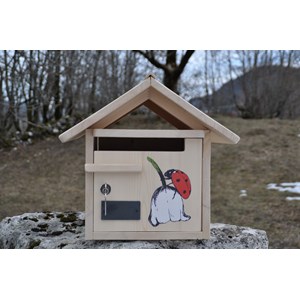 Boite aux lettres ladybug double