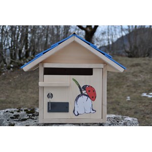 Boite aux lettres ladybug azur