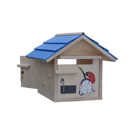 Boite aux lettres ladybug double azur