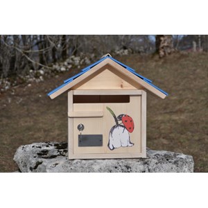 Boite aux lettres ladybug courte azur