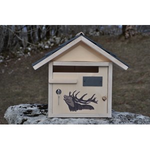 Boite aux lettres cerf courte tuiles