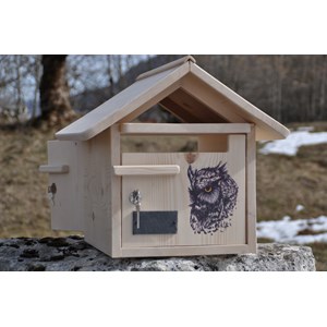 Boite aux lettres hibou double