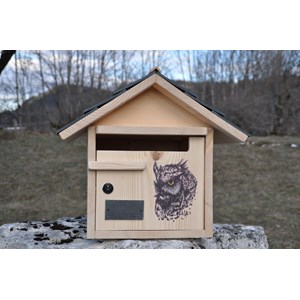 Boite aux lettres hibou tuiles