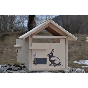 Boite aux lettres lapin double