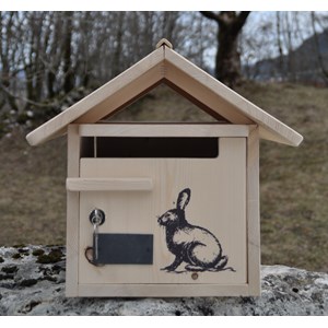 Boite aux lettres lapin double