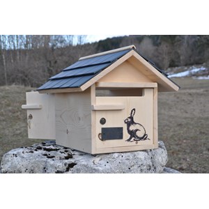 Boite aux lettres lapin double tuiles
