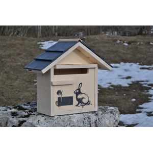 Boite aux lettres lapin courte tuiles