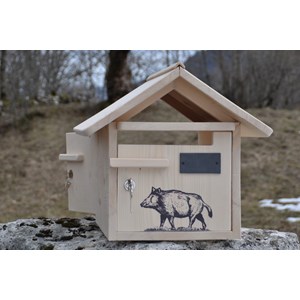 Boite aux lettres sanglier double