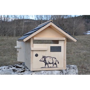 Boite aux lettres sanglier double tuiles