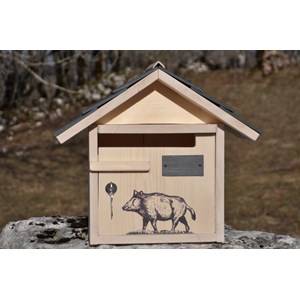 Boite aux lettres sanglier courte tuiles