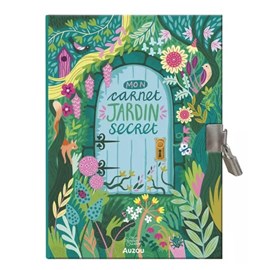 Carnet jardin secret avec cadenas