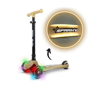 Scooter sparky or avec roues led