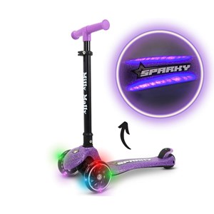 Scooter sparky violet roues led
