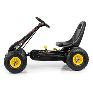 Kart à pédales thor noir jaune