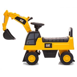 Véhicule cat excavatrice jaune