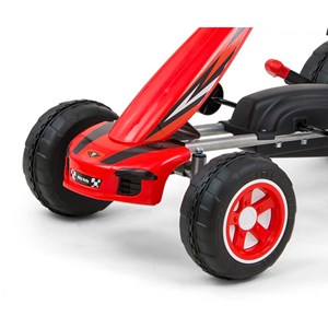 Kart à pédales viper rouge