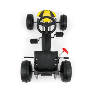 Kart à pédales viper jaune