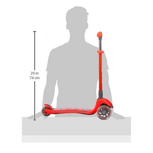 Trottinette milly mally boogie rouge