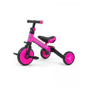 Ride on - vélo 3en1 optimus rose