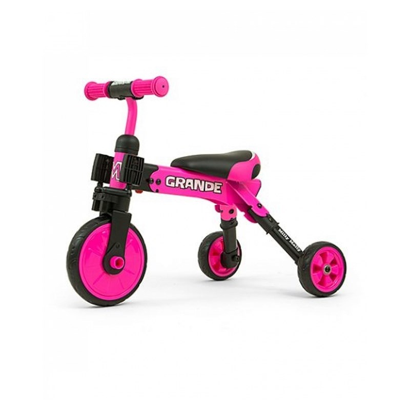 Ride on - vélo 2en1 grande rose