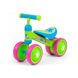 Porteur micro puppy vert, bleu, rose