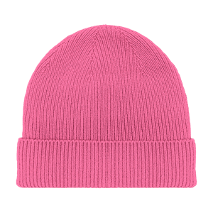 Bonnet mérinos et cachemire Rose