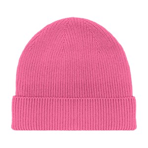 Bonnet mérinos et cachemire Rose